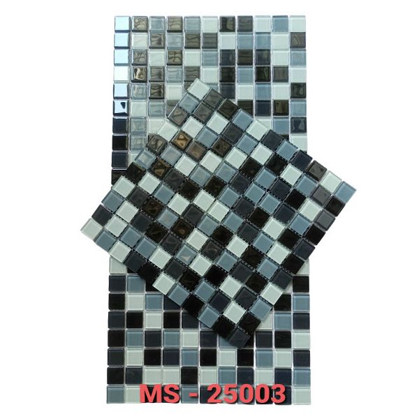 Gạch Mosaic thủy tinh MS-25003 Gạch Mosaic thủy tinh MS-25003