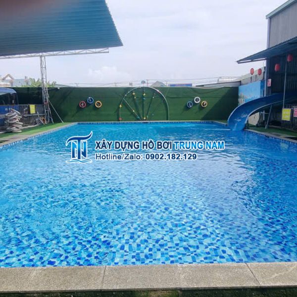 Thi công hồ bơi kinh doanh - An Phú - Bình Dương