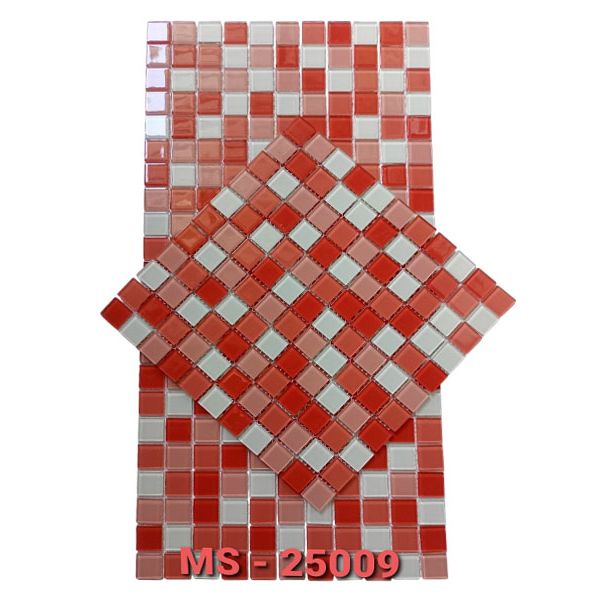 Gạch Mosaic thủy tinh MS-25009 Gạch Mosaic thủy tinh MS-25009